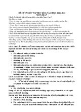 Đề cương ôn tập học kì II năm học 2012-2013 môn địa 7